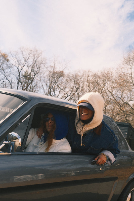 Ribbed Knit Balaclava