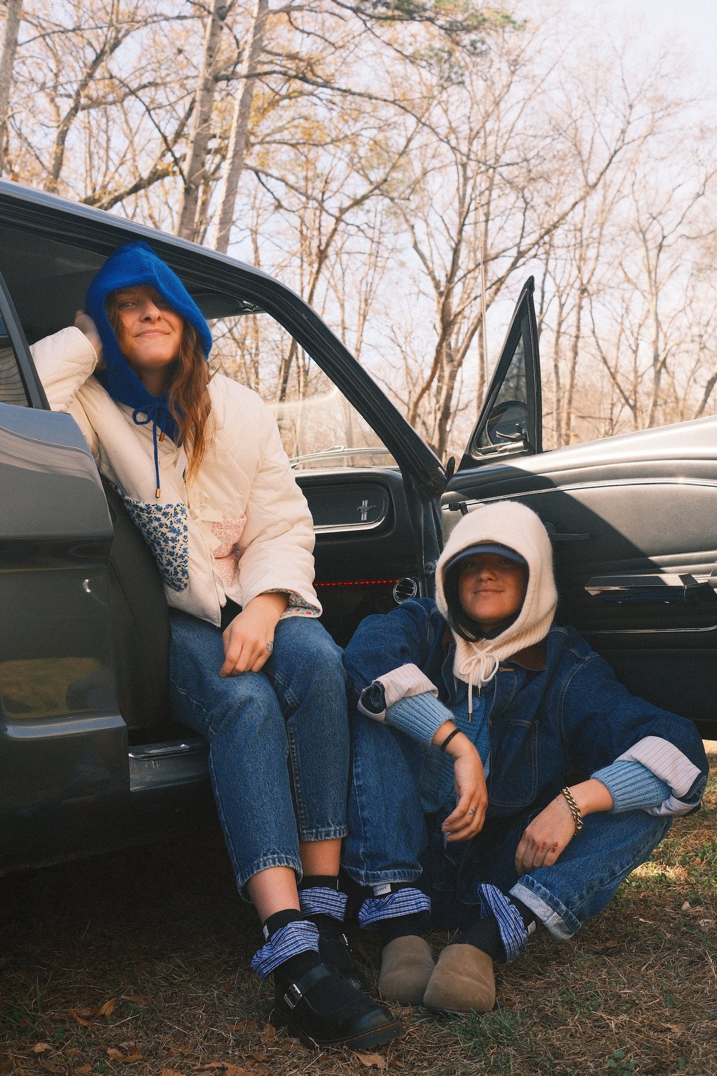 Ribbed Knit Balaclava