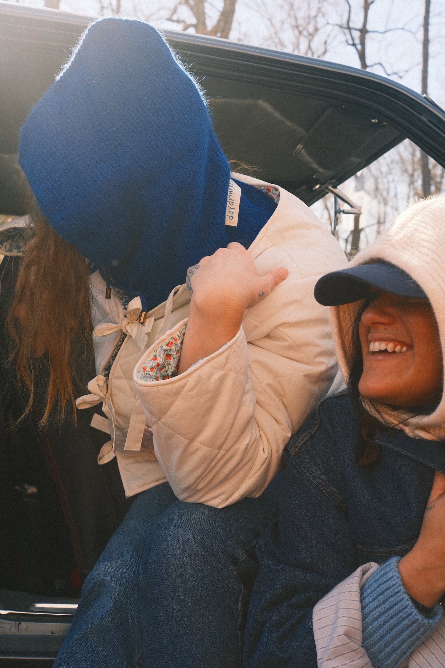 Ribbed Knit Balaclava